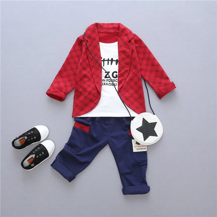 Spring Autumn Baby Boys Girls Formal Clothing Sets Toddler Fashion Clothes Children T-shirt Pants 2Pcs Suits Kids Tracksuits