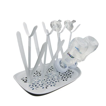 

Baby Bottles Drying Rack Tree Shape Cups Holders Infant Nipple Dryer Shelf Detachable Easy Clean Bottle Pacifier Holder NBB0041