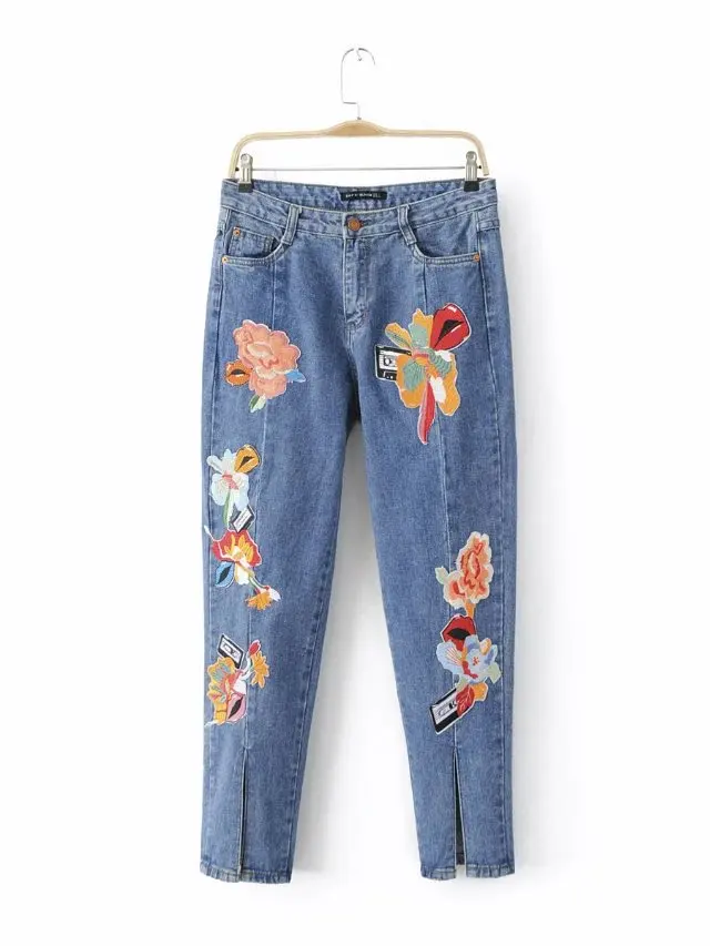 Embroidery Designs Blue Jeans