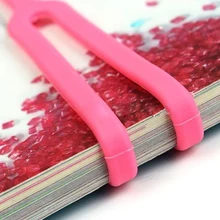 Новые и горячие 10 шт силиконовые точки пальца Удобные Закладки хайлайтер офис