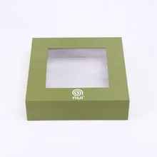 Популярный продукт детская бумага по уходу упаковочная коробка с окном, Заказная Высококачественная бумажная упаковка- DH10038