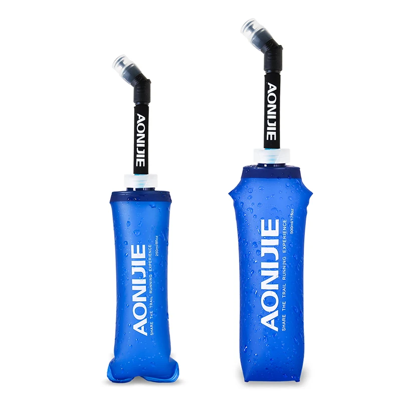 

AONIJIE 170/250/500ml TPU Outdoor Sport Bottle Hydro Soft Flask Hiking Running Fitness Bicycle Tactical Canteen Water Kettle Jug