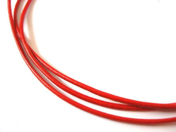 XINYAO 10 м/лот 3 мм диаметр ожерелье кожаный шнур веревка из натуральной кожи DIY браслет аксессуары для изготовления ювелирных изделий F593 - Цвет: red