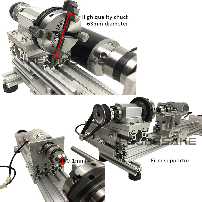 4jaws chuck lathe milling machine