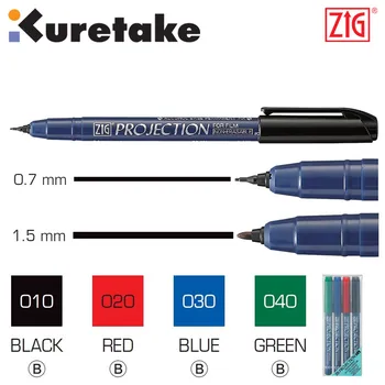 

ZIG Markers Kuretake Brush Pen PROJECTION 0.7mm for Film CD Permanent Art Japan