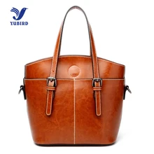 YUBIRD, винтажные женские сумки из натуральной кожи, тоут, первый слой, женские сумки через плечо, женские сумки с короткими ручками