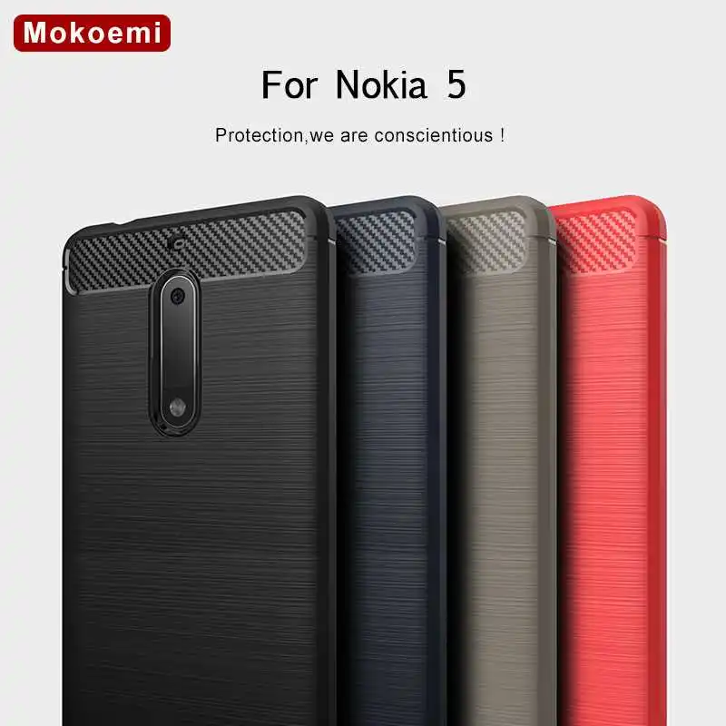 

Mokoemi Fashion Shock Proof Soft Silicone 5.2"For Nokia 5 Case For Nokia 5 Cell Phone Case Cover