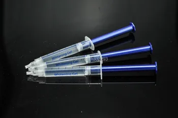 

Free shipping,3ml 35% Carbamide Peroxide Teeth Whitening Gel Syringe, white light teeth whitener gel