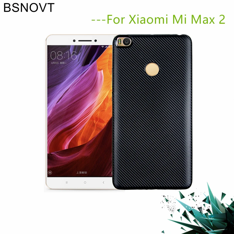 Xiaomi Mi Max 2 Case MiMax Cover Soft Carbon fiber Slim TPU Shockproof Phone For Max2 Bag 6.44&quot |