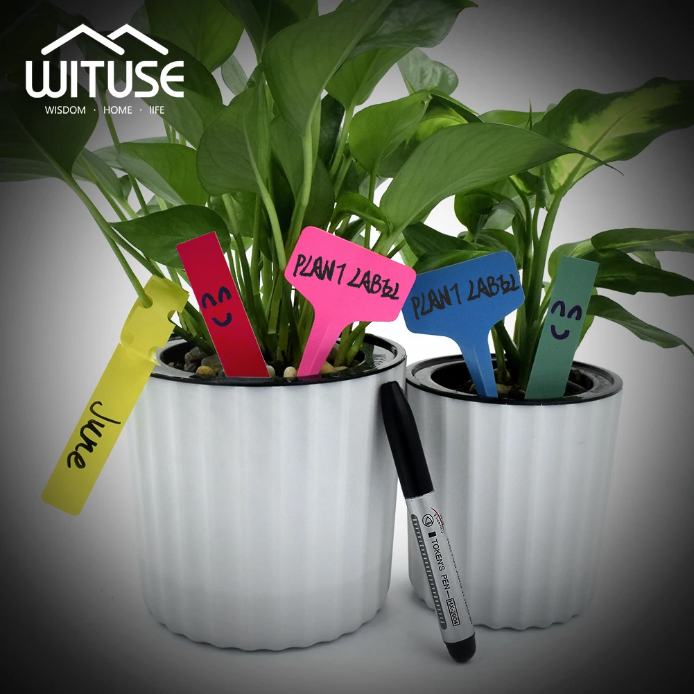 Buy WITUSE 50pcs Plastic Plant Labels Mark Stick T