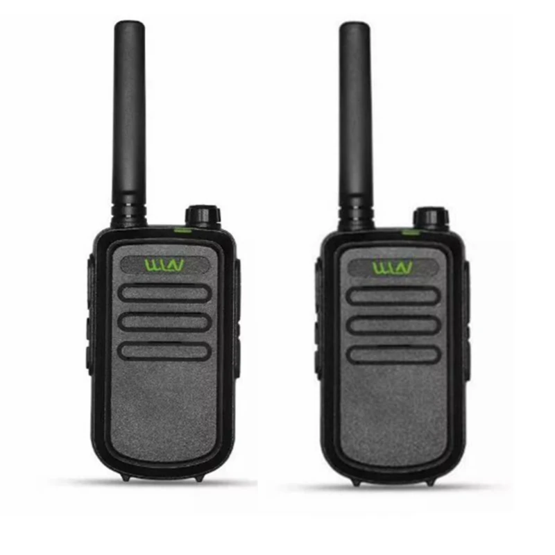 2 шт WLN walkie talkie KD-C10 UHF 400-470mhz ТК порт 16CH Черный Цвет CB ham двухстороннее радио для