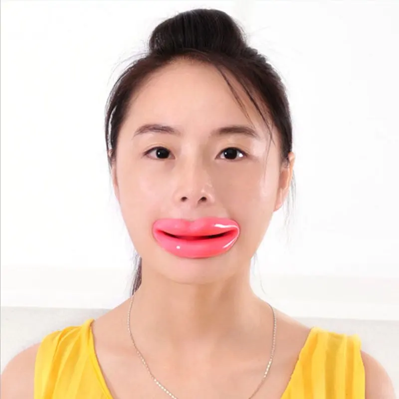 

New Rubber Mouth Massager Exercise Anti Wrinkle Lip Trainer Tightener Anti-Aging Anti-Wrinkle Products