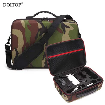 DOITOP Camouflage Durable Portable Storage Box Handbag for DJI Spark Drone Carry Case Protector Bag For DJI Spark & Accesssories