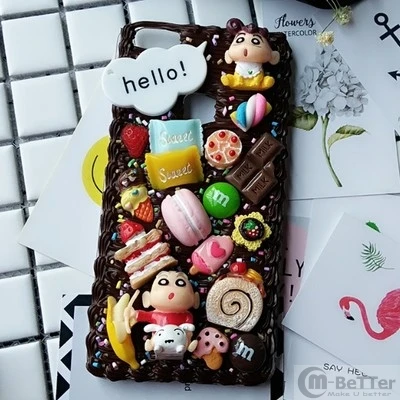 Чехол для Samsung s10/s10plus DIY note 8/note 9 3D Crayon Shin chan чехол телефона Galaxy s8/9 + s6/s7 edge кремовый