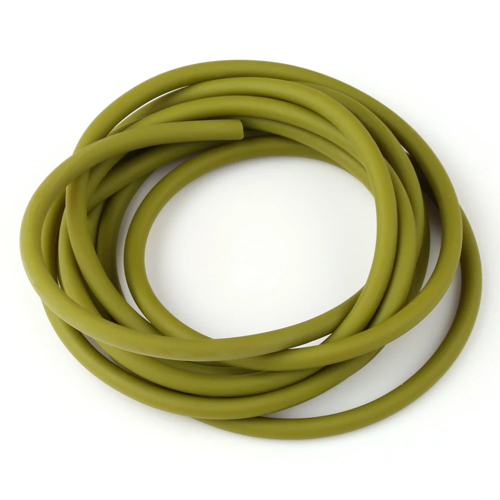 

1M Slingshot Catapult Elastic 5mm Dia. Latex Rubber Tube Band 2050 Green