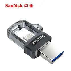 Sandisk двойной OTG 3,0 USB флешка высокое Скорость 150 м/с Extreme USB 3,0 флэшки 32 ГБ 16 ГБ 64 ГБ 128 ГБ флэшки Memory Stick