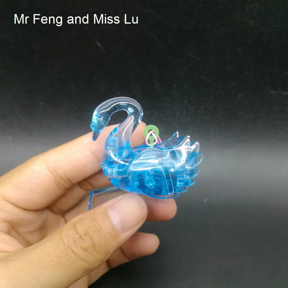 Mini Swan Crystal 3D Puzzle Plastic Model Novelty Gag Toy | Игрушки и хобби