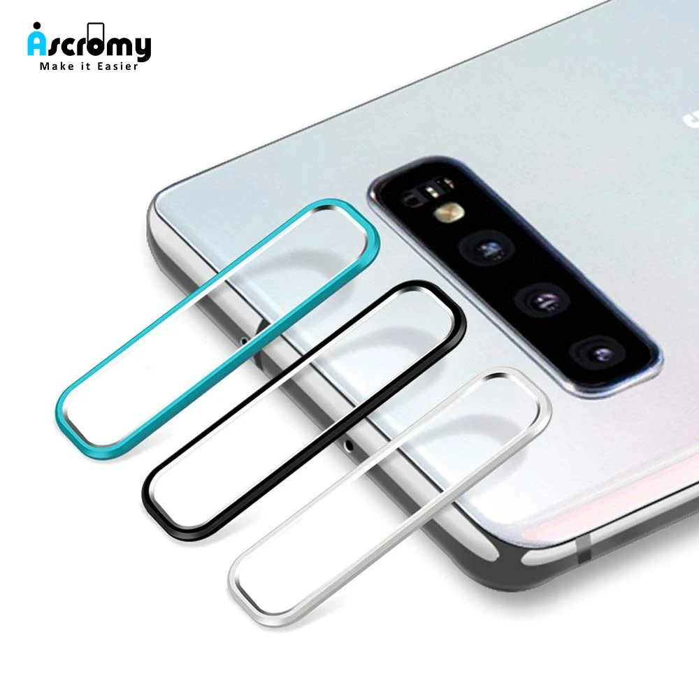 Ascromy для Samsung Galaxy S10 Note 10 Plus + камера металлическая защитная круглая Защитная