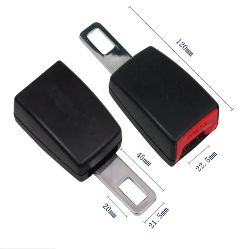 

CARCHET Universal Car Seat Belt Buckle Clip Extendeer Car Safety Plug Thick Insert Socket Belt Automotive Seatbelts Safety