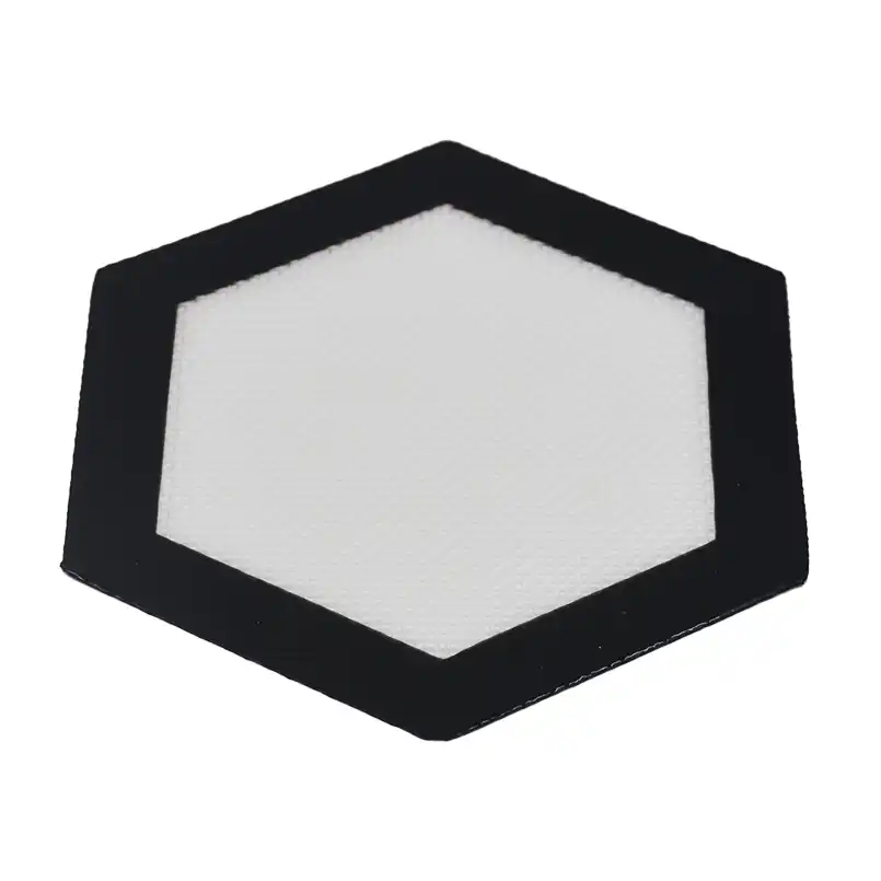 Hexagon Fiber Glass Bho Slick Oil Silicone Dab Wax Baking Mat Pad Can Bake Butane Concentrate Oil And Hash Herb With 7x7cm Size Aliexpress
