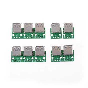

10pcs/lot Type A Female USB To DIP 2.54MM PCB Board Adapter Converter Module For Arduino Wholesale