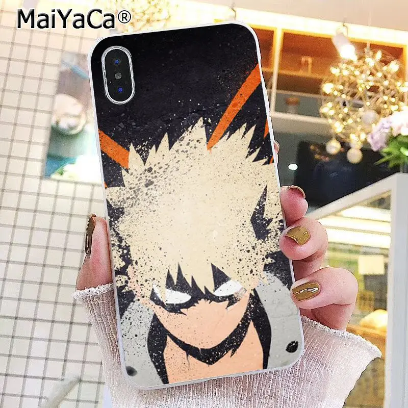 MaiYaCa аниме мой герой Academy deku bakugou Boku no Hero Academy чехол для телефона для iphone 11 Pro 8 7 6 6S Plus X XS MAX 5 5S SE XR