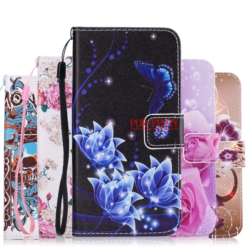 Buy Luxury Wallet Floral Colorful Flip Protector Case