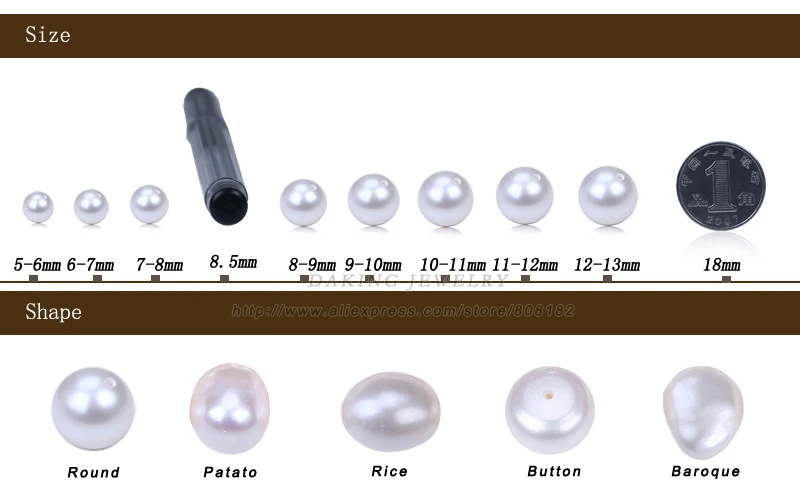 size shape