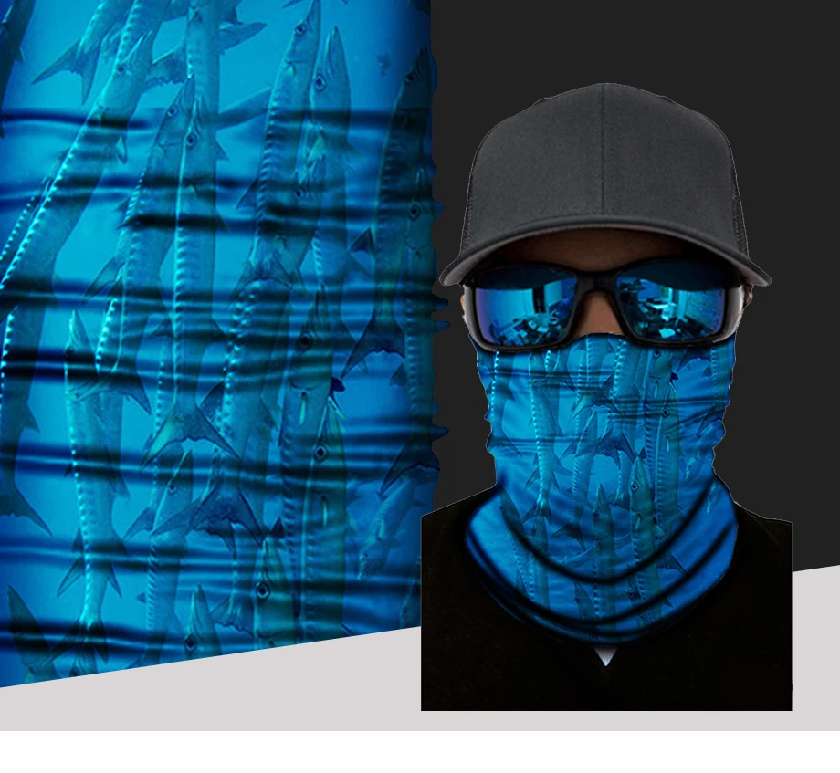 Motorcycle Shield Mask Hiking Riding Micro Fiber Multifunction Skull Magic Mask Seamless For Men Windproof Pirate Cap_01 (1)
