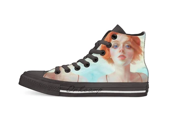 

Project Barbra Casual High Top Canvas shoes sneakers Light Walking Shoes