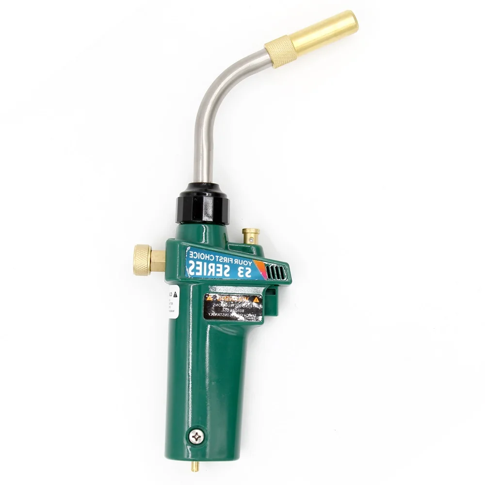 

Braze Welding Torch MAPP Propane Gas Torch Self Ignition w Trigger Style Heating Solder Burner With Safety Lock Repairing Tool