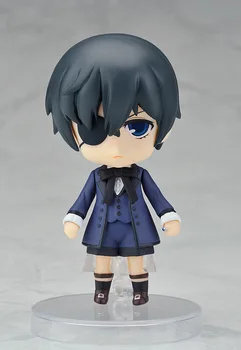 

NEW hot 10cm Q version Black Butler Ciel Phantomhive mobile action figure toys collection christmas toy doll