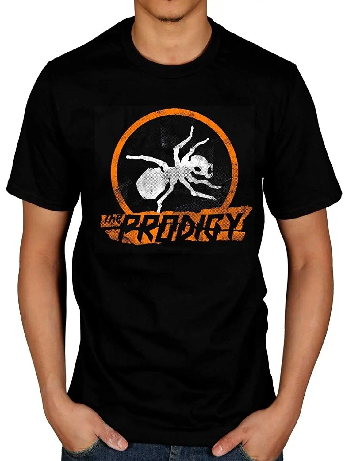 

The Prodigy 'ant' T Shirt 2018 Brand T Shirt Homme Tees Men Short Sleeves T Shirt Top Tee Solid Color Fashion Plus Size T-shirt