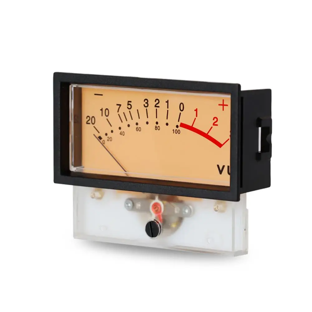 

High-precision VU Ammeter DB Meter Power Discharge Flat Meter Mixer Power Meter with Backlight Gauge Mechanical Ammeters