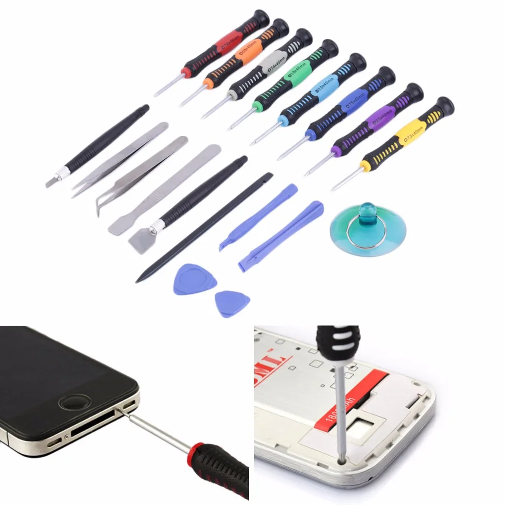 19 in 1 Repair Tool Screwdrivers Kit For Smart Cell Phone Mobile Devices