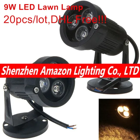 Lâmpada do Gramado do Jardim Levou ao ar Paisagem as Luzes do Jardim Ip65 à Prova Nova 12 v Luz 9 w Espiga Rgb Branco Quente Livre d’ Água 2020 Led Ac85-265v –