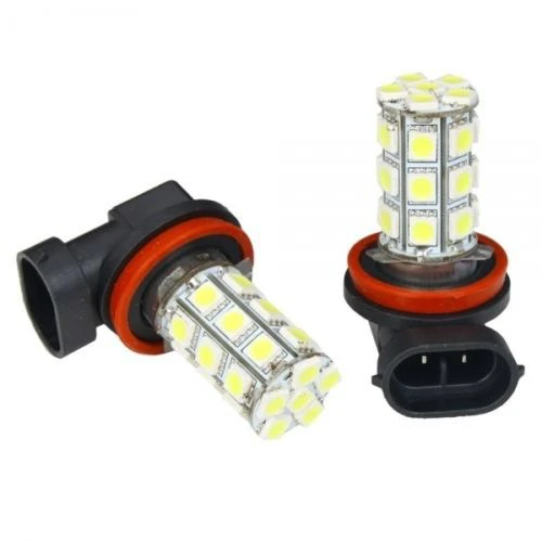 

2PCS H11 H8 LED 27 5050 SMD HID Xenon Style White Car Headlight Fog DRL Daytime Running Light Lamp Bulb