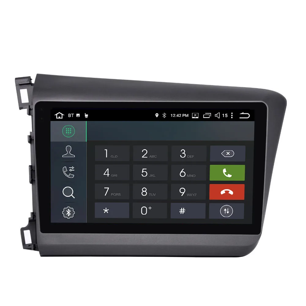 IPS 9 &quot4 Гб + 64 DSP для Honda Civic 2012 2015 левый привод Android 8 1 PX5 Octa Core камера заднего вида Wifi