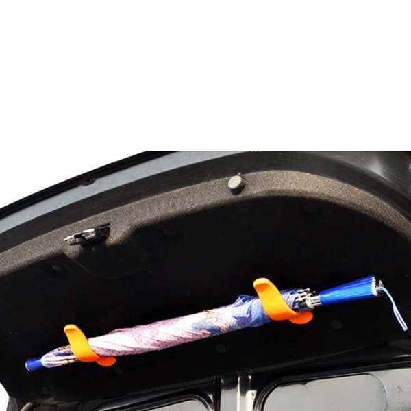 Посвященный автомобильные принадлежности Крючки Зонт держатель фиксированного клипса для автомобиля с багажник зонт держатель фиксированного клипса для