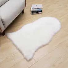 Роскошный супер мягкий пушистый ворсистый домашний Декор Искусственный овчина шелковистый коврик для спальни пол диван стул чехол на стул сидение коврик ковер