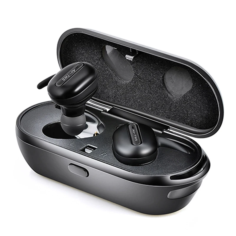 

T03 Bluetooth Wireless In Ear Sports Earphones Mini Stereo Earbuds with Microphone Chargeable Case for Phone
