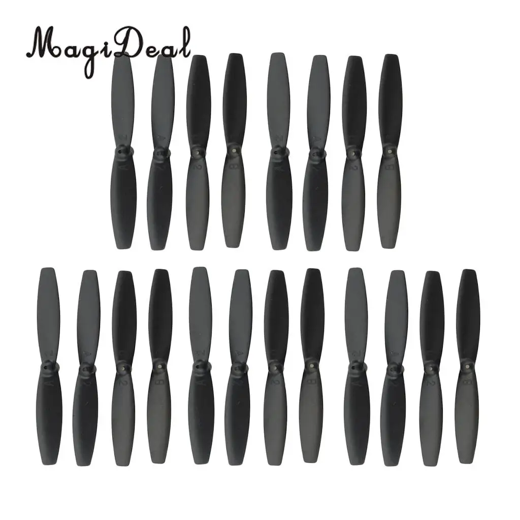 MagiDeal 20x Plastic Propeller Prop Spare Blade for UDI U31 U31W U36 U34W U36WH T25 RC Drone Quadcopter Parts