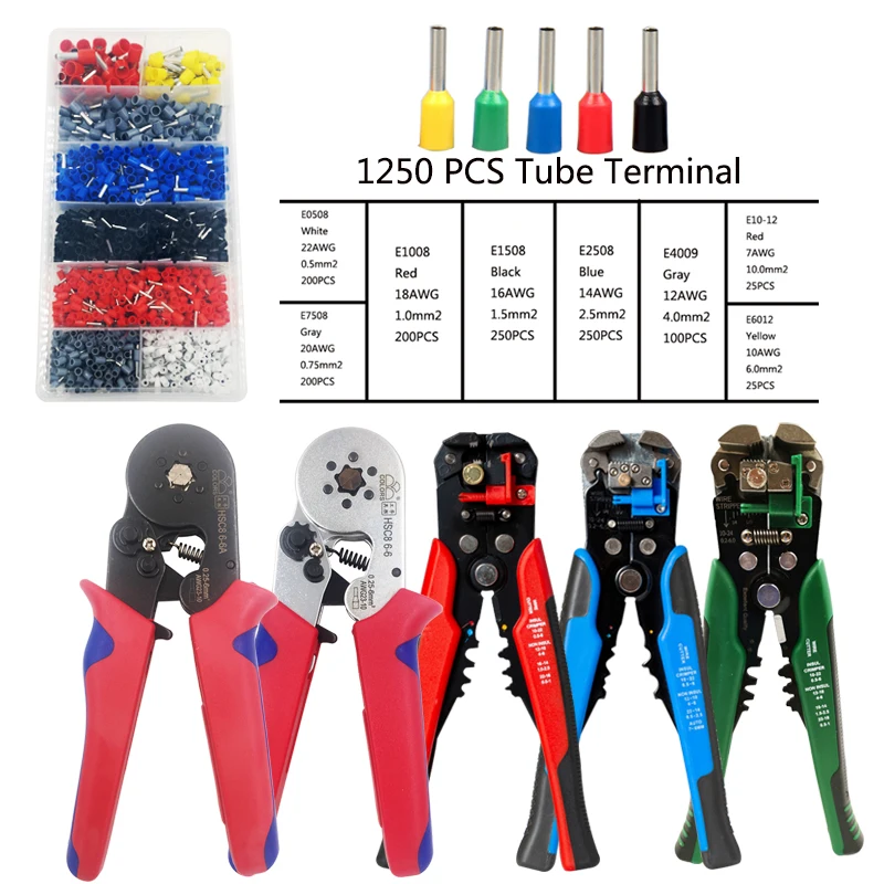 Многофункциональный инструмент для зачистки проводов обжимные плоскогубцы обжимные трубки клеммы calbe клеммы провода разъем AWG22-7 0,5-10 мм2