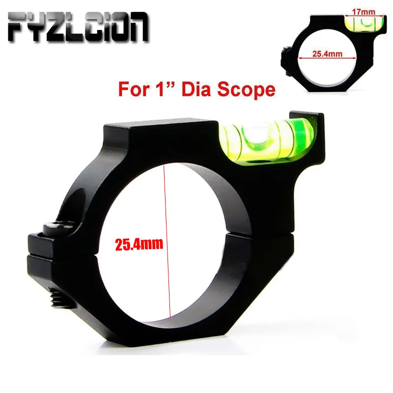 

Tactical Bubble Level Rifle Scope Fit 25.4/30mm Ring Mount Hunting Mounts Accessories 20mm Picatinny Weaver Rail Scope Mount