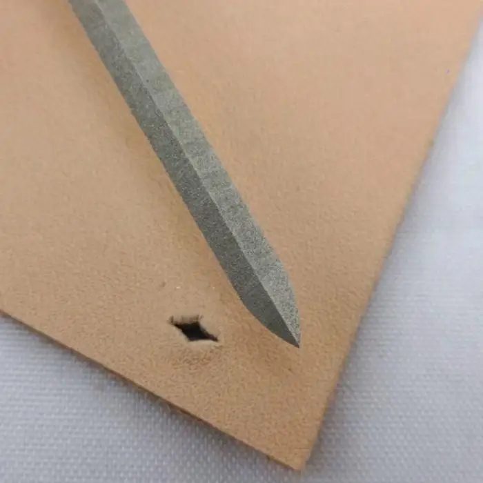 3/4/5/6 мм Leather шить шитье Awl набор инструментов для самостоятельного для шитья с бриллиантами и ремешком из натуральной кожи точка J2Y