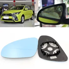 Для Toyota YARiS L to dazzle большое видение голубое зеркало с антибликовым покрытием зеркало заднего вида автомобиля широкоугольный светоотражающий объектив заднего вида