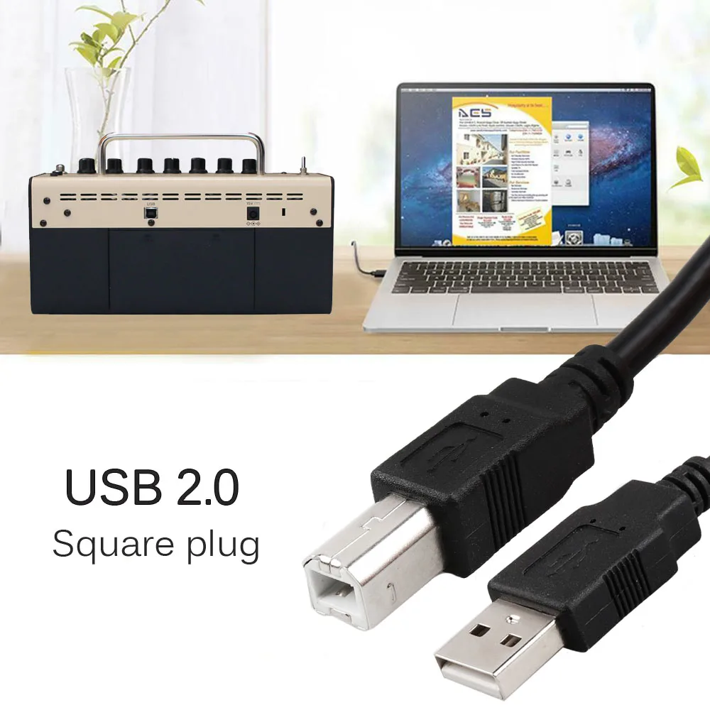 Nero Chitarra Elettrica Effetto Connettore 138 Centimetri Di Lunghezza Usb Interfaccia Adatto Per Boss Gt-1 Gt-1B Gt-10 Gt-100 Gt-1000