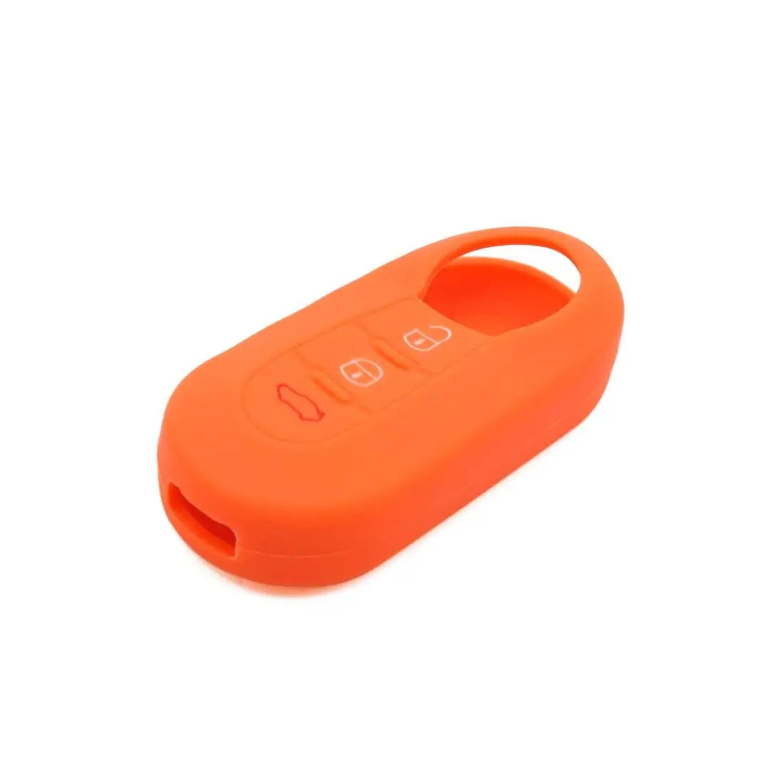 uxcell a18012500ux0041 3 Button Orange Car Silicone Remote Key Flip Cover Case Fob Protector for Fiat | Автомобили и мотоциклы