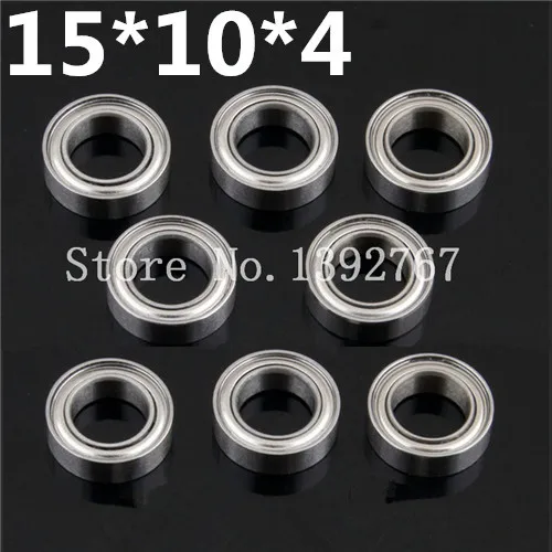 

8pcs/Set 86693 HSP Parts Bearing Ball Bearing 15x10x4 02138 1/10 1/16 For Himoto Nitro RC Cars Kidking Kingliness Troian METEOR