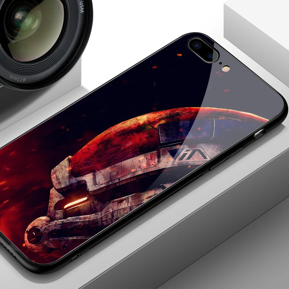 FinderCase для iphone x case N7 Mass Effect закаленное стекло XR чехол iPhone 6 6S 7 8 plus X XS MAX 11 pro